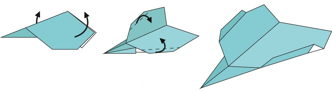 Origami Anleitung Flugzeug