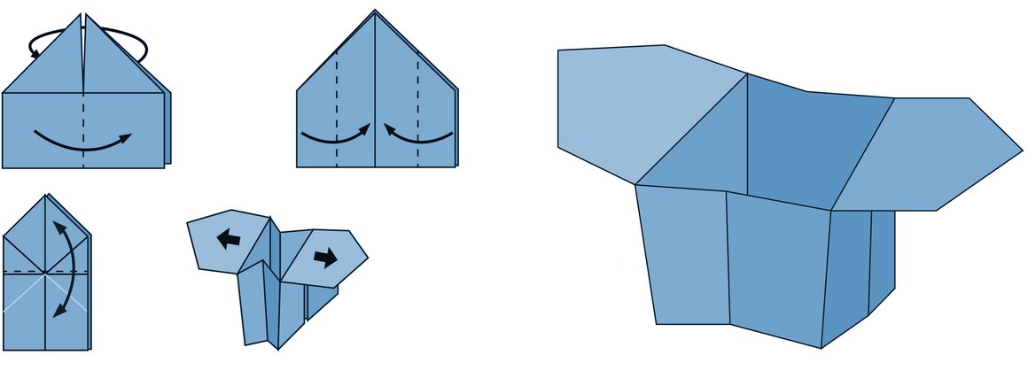 Origami Anleitung Box