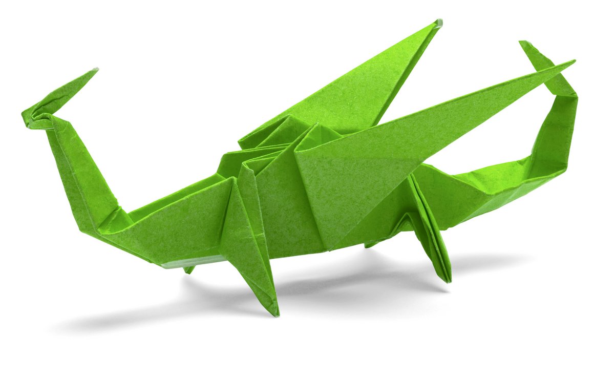 Origami Drache